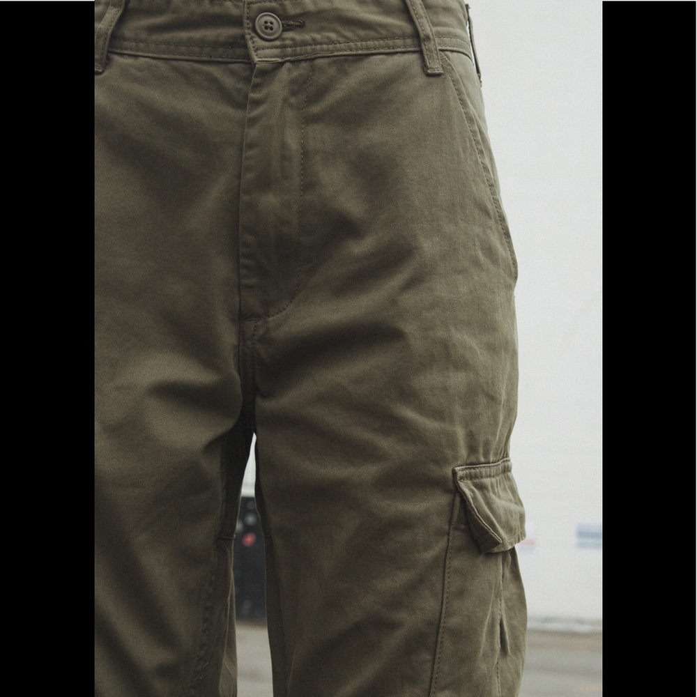 Brandy Melville olive green piper worker pants - Picture 5 of 6